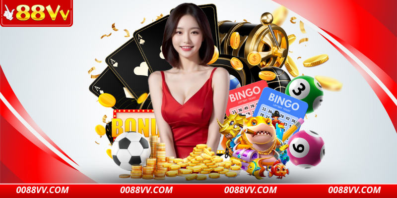 Danh mục game bài 88VV đổi thưởng phong phú